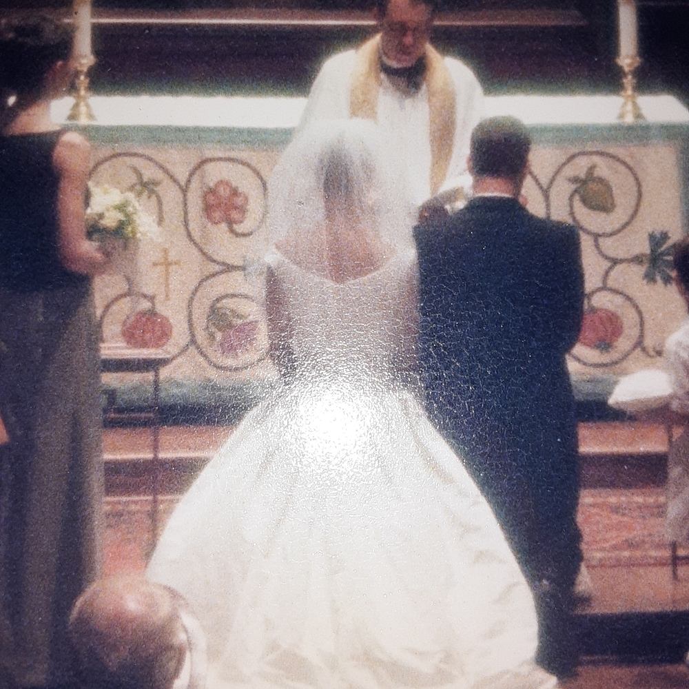 Wedding dress. Size 6, white